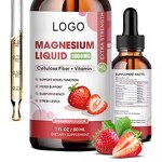 Magnesium Glycinate Drops - Nerve Sleep Supplement Liquid with Vitamin Formula