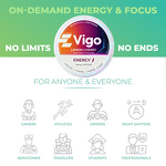 Caffeine Nootropic Pouches - Vigo 200mg Custom Nicotine-free Natural Ingredients