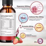 Magnesium Glycinate Drops - Nerve Sleep Supplement Liquid with Vitamin Formula