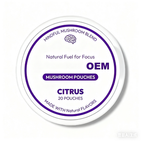 Caffeine Energy Pouches - Private Label Lion Mane Performance Boost Supplement