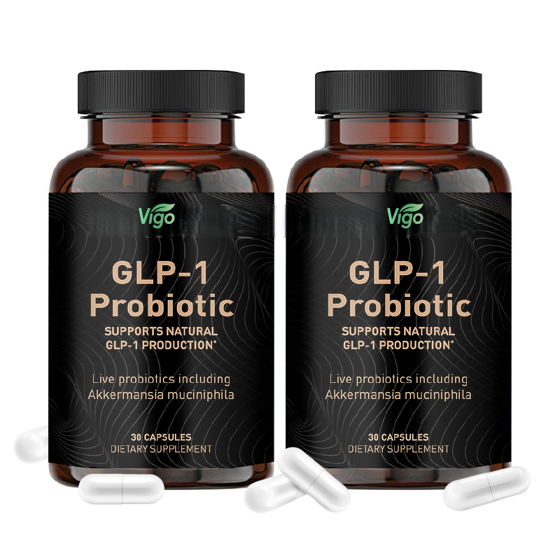 GLP-1 Probiotic Capsules - Akkermansia Berberine Gut Digestion No Sugar