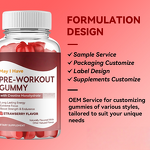 Post Workout Gummies - 100% Organic Private Label Creatine Muscle Builder