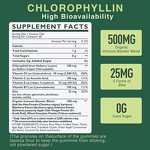 Chlorophyll Gummies - Vigo Natural Liver Detox Immunity Digestion Blood Health