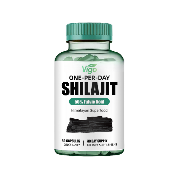 Shilajit Capsules - Vigo Acentiallabs Organic 60g Himalayan Immune Stamina