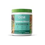 Greens Blend Powder - Vigo Private Label Detox Digestive Enzymes Probiotics Adults