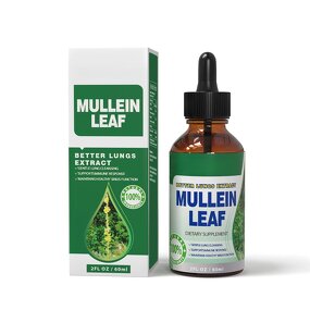 Mullein Leaf Tincture - Vigo Lung Detox Vegan Sugar Alcohol-Free Liquid Drops