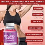 Apple Cider Vinegar Gummies - Vigo Improve Complexion Healthy Gut Supplement
