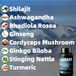 Shilajit Capsules - Vigo GMP Private Label 85+ Trace Minerals Men Women