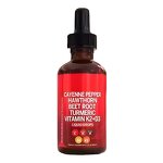 Vitamin K2+D3 Drops - Cayenne Pepper Hawthorn Beet Root Turmeric Health