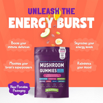 Organic Mushroom Gummies - Vigo Reishi Cordyceps Ashwagandha Lion's Mane Adult