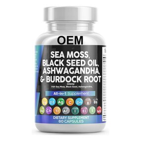 Sea Moss Capsules - Vigo OEM Ashwagandha Turmeric Vitamin C D3 Elderberry