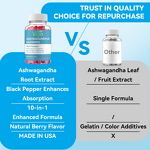 Ashwagandha Gummies - Vigo L-Theanine Organic Ksm-66 Sleep Supplement