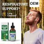 Mullein Leaf Tincture - Vigo Lung Detox Vegan Sugar Alcohol-Free Liquid Drops