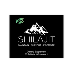 Shilajit Supplement - Vigo 3 in 1 Pure Himalayan Ashwagandha Gold Tablet