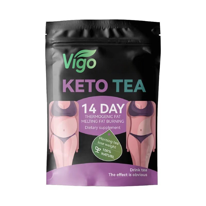 Slim Detox Tea Bags - Vigo Custom Print Plastic Green Packaging Private Label
