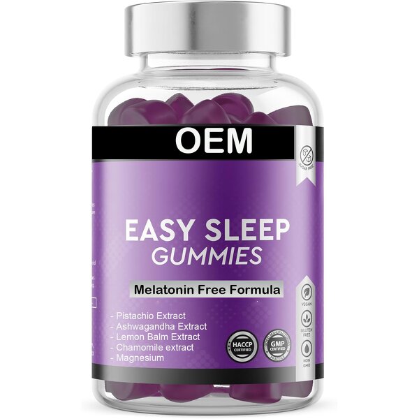 Sleep Aid Gummies - Vigo Melatonin Free Magnesium Ashwagandha Deep Relaxation