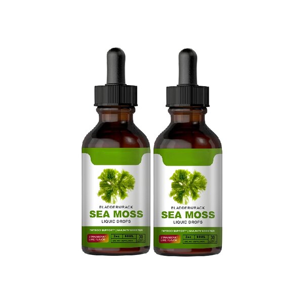 Sea Moss Drops - Vigo Private Label Black Bladderwrack Burdock Weight Loss