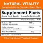 Berberine Capsules - Vigo Custom Ceylon Cinnamon Men Women Immune Support