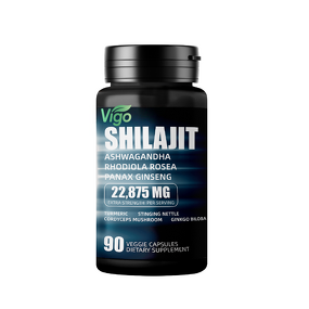 Shilajit Capsules - Vigo GMP Private Label 85+ Trace Minerals Men Women