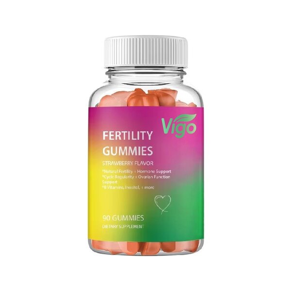 Fertility Gummies - Vigo Natural OEM Custom Strawberries Flavor Vitamin
