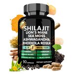 Shilajit Capsules - Vigo Himalayan Organic Sea Moss Ashwagandha Rhodiola