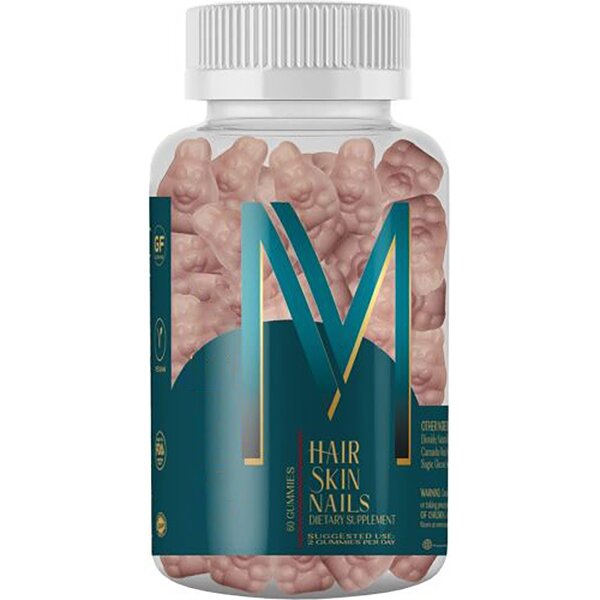 Hair Skin Nails Gummies - Vigo Vegan Biotin Vitamins Healthy Hair Support