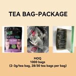 Slim Detox Tea Bags - Vigo Custom Print Plastic Green Packaging Private Label