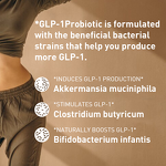 GLP-1 Probiotic Capsules - Akkermansia Berberine Gut Digestion No Sugar
