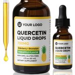 Quercetin Liquid Drops - Phytosome Sophora Japonica Zinc Elderberry Health