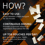 Alpha Nootropic Pouches - Vigo Custom Taurine L-Tyrosine ALPHA GPC Energy Tool