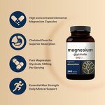 Magnesium Glycinate Capsules - Primitive GMP Superior Absorption Supplement