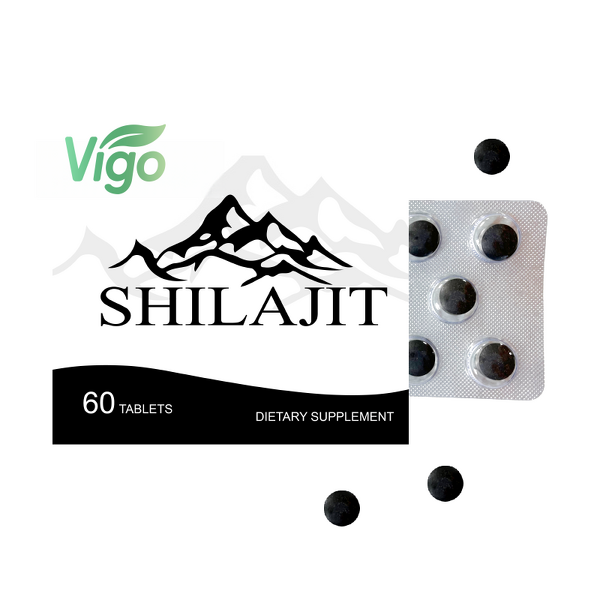 Shilajit Tablets - Vigo GMP Wholesale Pure Natural Himalayan Extract
