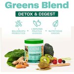 Greens Blend Powder - Vigo Private Label Detox Digestive Enzymes Probiotics Adults