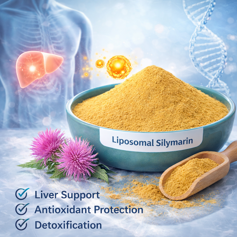 Liposomal Silymarin Powder Manufacturer - 50% 70% Milk Thistle Extract