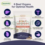 Beef Organ Capsule Manufacturer - Women's 6 in 1 Mix Grass Fed