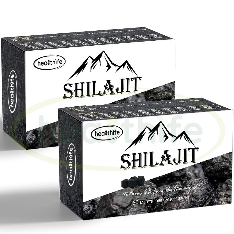 Shilajit Tablets Manufacturer - Private Label 200mg/60tablets Pure Resin