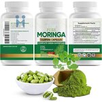 Moringa Leaf Capsules - Bulk Health Benefits Moringa Extract Supplement