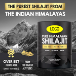 Shilajit Resin - Private Label 30g 50g Pure Organic Himalayan Supplement