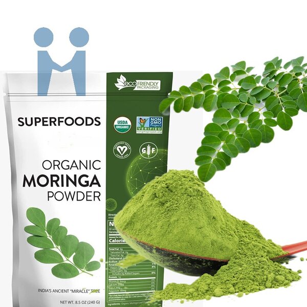 Moringa Leaf Extract Powder - Pure Natural Organic In Stock Superfood