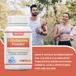 Glutamine Powder Manufacturer - for Adult Muscle Exercise & OEM/ODM