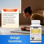 Shilajit Gummies Manufacturer - Rich in Mineral Vitamins Energy Support & OEM