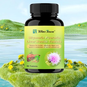 Liver Health Tablets Factory - Silymarin Pueraria for Liver Herbal Supplement Protect Cardiovascular