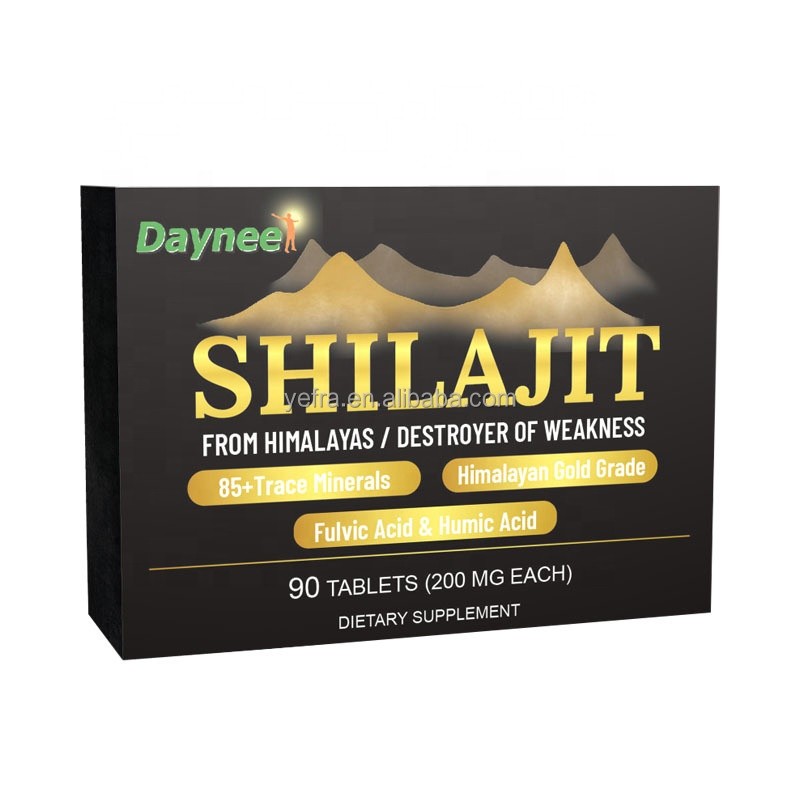 Shilajit Tablets Manufacturer - Private Label Pure Himalayan Organic Supplement Naturel Tablets