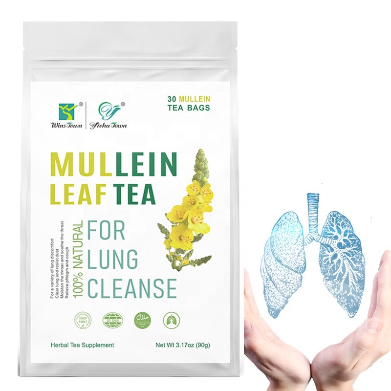 Lung Cleanse Tea Manufacturer - Mullein Leaf Custom Logo Smoking Tea for Lung Cleanse Herbal