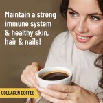 Collagen Coffee Factory - Glow Skin Whitening Instant Powder Vitamin c Bloom Coffee with Collagen