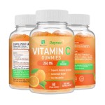 维生素C软糖源头工厂-素食运动前维生素C软糖儿童保健补充剂