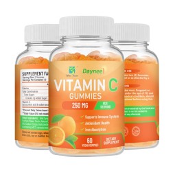 维生素C软糖源头工厂-素食运动前维生素C软糖儿童保健补充剂