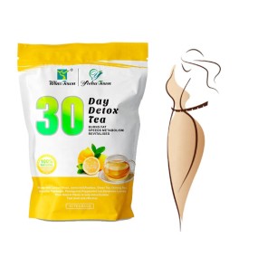 Detox Tea Manufacturer - 30 Days Lemongrass Flavor Fat Burning Flat Slim Tummy Weight Loss