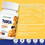 TUDCA Capsules - OEM Private Label Liver Cleanse Detox 500mg Tauroursodeoxycholic