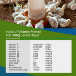 Poultry Multivitamin Premix - Feed Grade Water Soluble Broiler Layer Hen